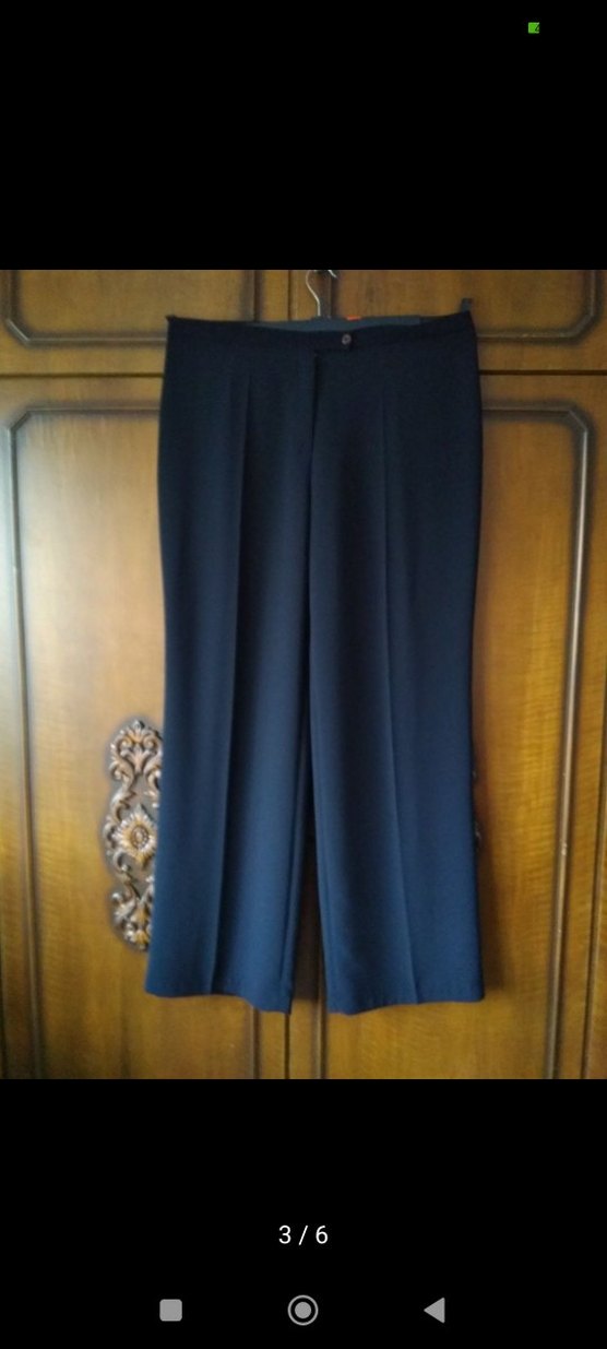 Siyah Kadın Düğmeli Ceket pantolon - Görsel 3