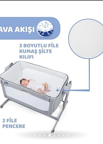 Sıfır Chicco Next2me Magic Anne Yanı 