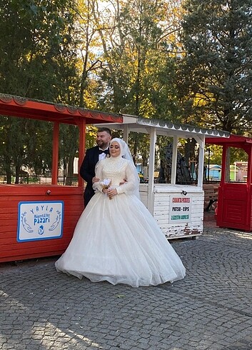 Tesettür gelinlik  - Görsel 4