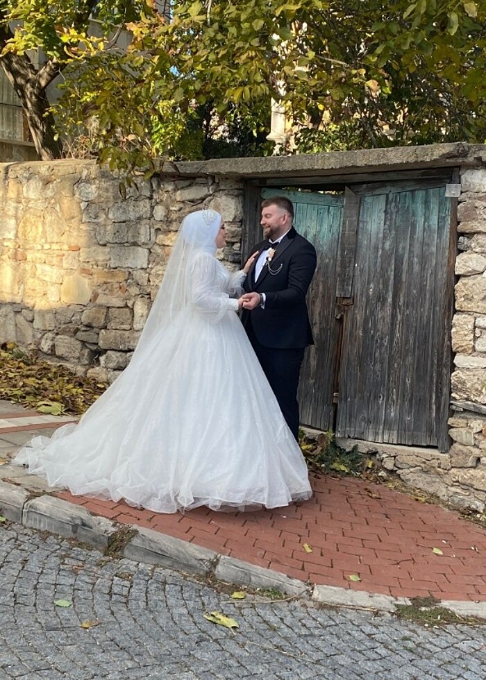 Tesettür gelinlik  - Görsel 3