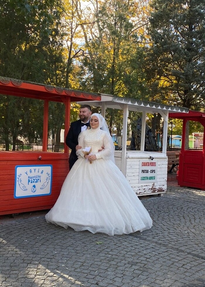 Tesettür gelinlik  - Görsel 4