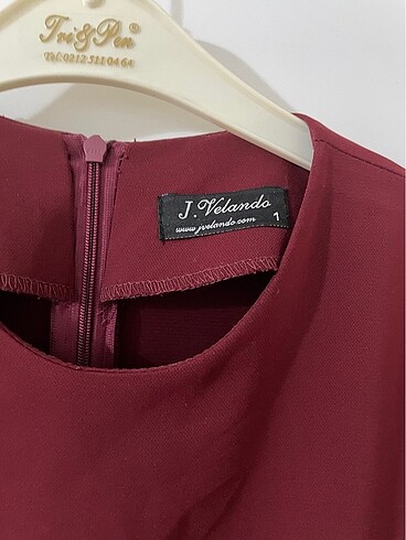38 Beden bordo Renk Elbise