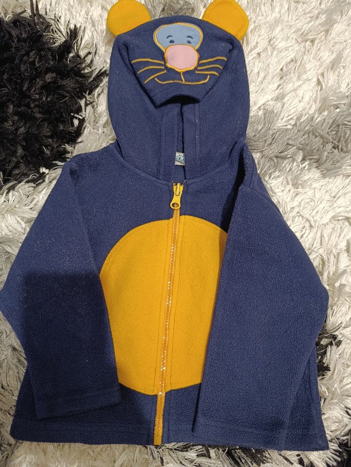 Koyu Gri Leopar Desenli Erkek Çocuk Ceket - Görsel 4