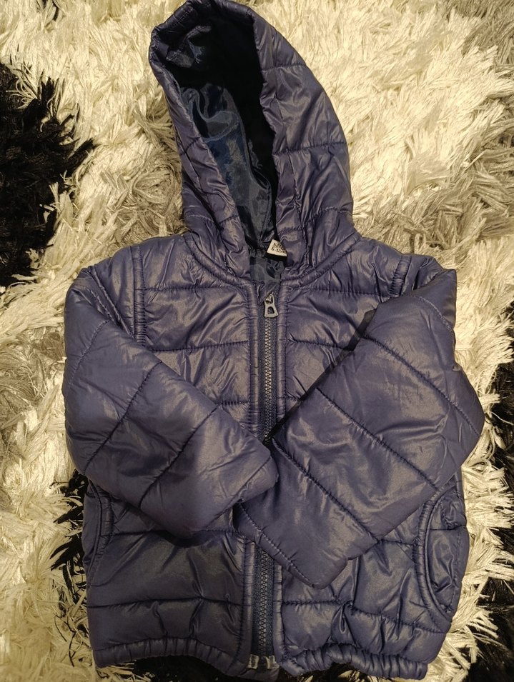 Koyu Gri Leopar Desenli Erkek Çocuk Ceket - Görsel 2