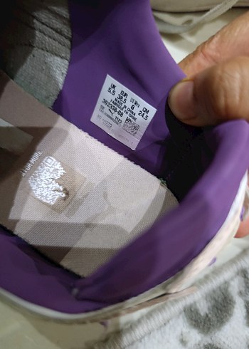 Kadın Mor Bağcıklı Platform Spor Ayakkabı - Görsel 4