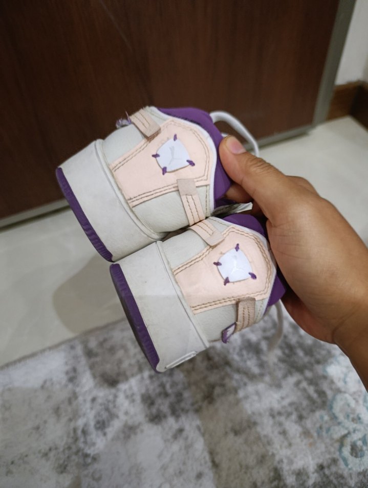 Kadın Mor Bağcıklı Platform Spor Ayakkabı - Görsel 5