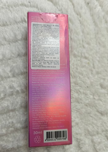 Pure Beauty BB Krem cream blemısh balm - Görsel 4