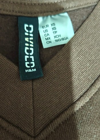 Kahverengi V Yaka Kolsuz Kadın Süveter - Görsel 3