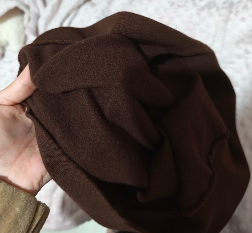 Kahverengi V Yaka Kolsuz Kadın Süveter - Görsel 4