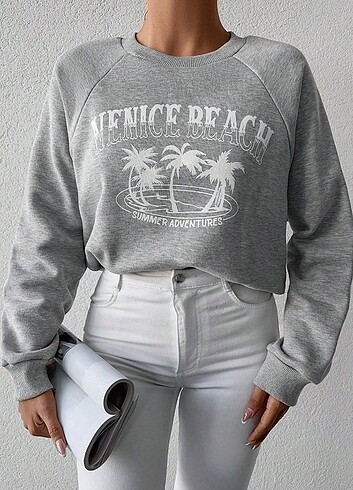 SHEIN KADIN KISA SWEAT 