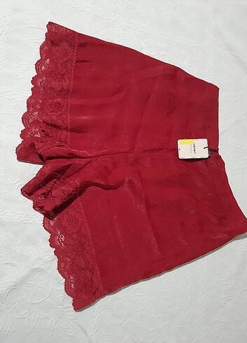 Saten şort