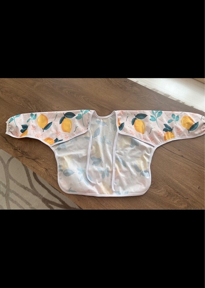 Lulunun renkleri markalı uzun kol mama önlüğü - Görsel 3