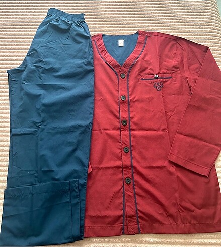 Dagi marka / bohçalık 3 parça erkek pijama takımı - Görsel 2