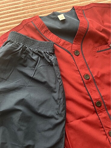 Dagi marka / bohçalık 3 parça erkek pijama takımı - Görsel 3