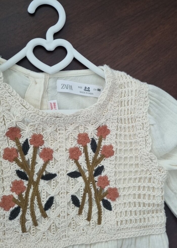 Orjinal Zara 2-3 yaş elbise - Görsel 3
