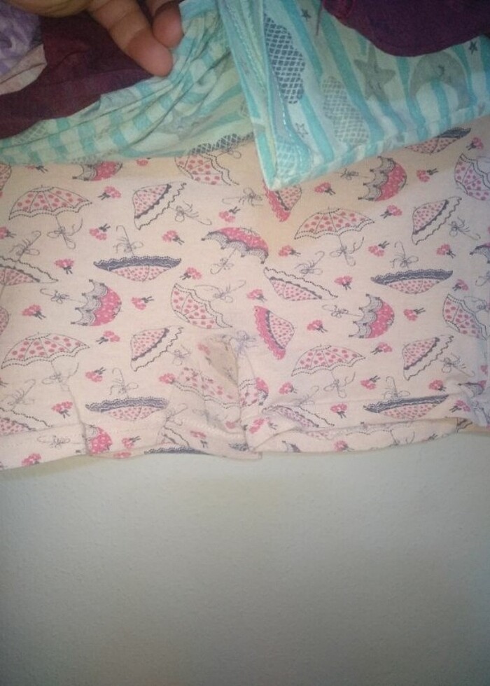 5 adet kız çocuk boxer iç çamaşır - Görsel 4