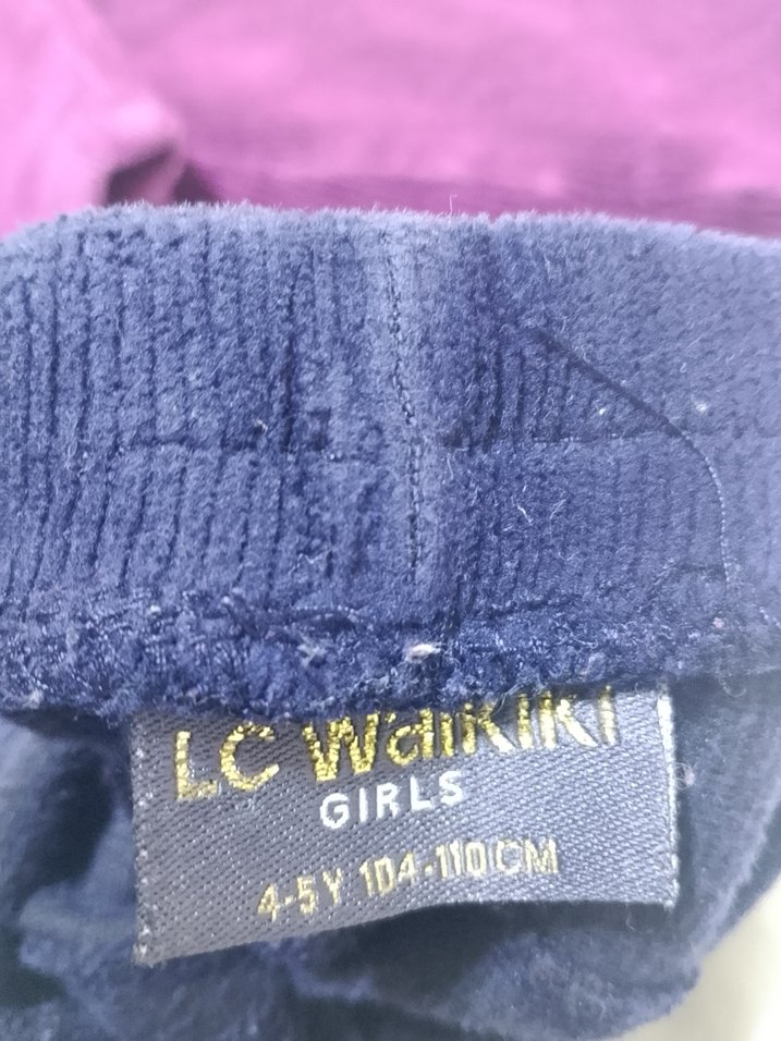 Kız Çocuk Süet 2 adet Tayt - Görsel 2