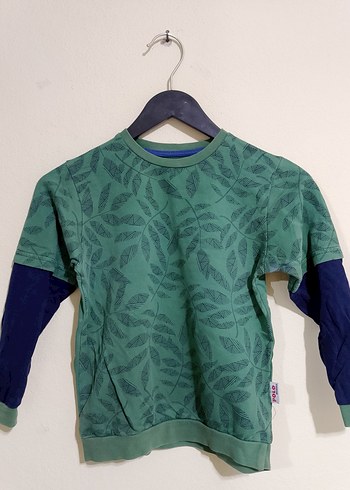 Baskılı Renkli erkek çocuk Sweatshirt - Görsel 3