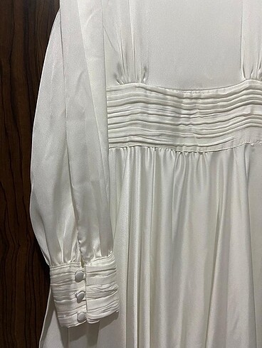 40 Beden beyaz Renk Nikah elbisesi