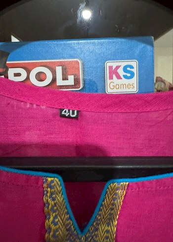 Pembe Kısa Yazlık Elbise - Görsel 7