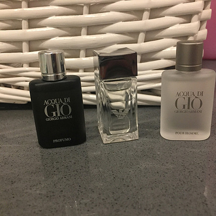 Armani parfüm Set halinde