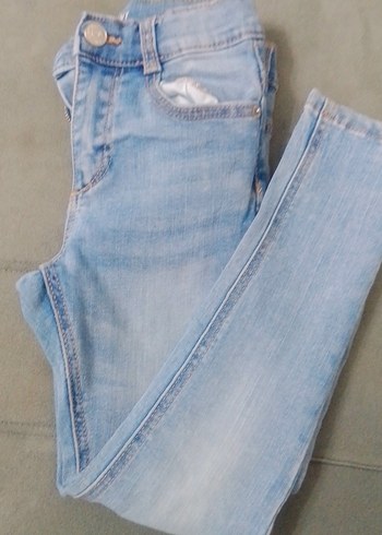Çocuk Mavi Denim Normal Paça Jean
