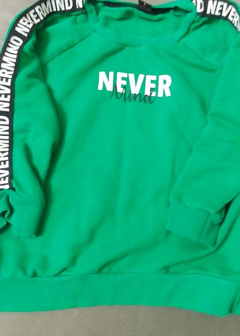 Yeşil Baskılı Erkek Çocuk Sweatshirt