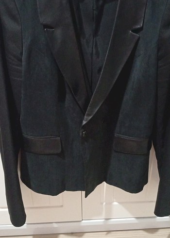 Que Sik Siyah Blazer Ceket