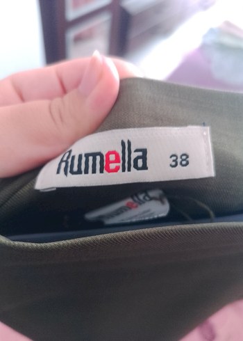 38 Beden Kemer Detaylı Uzun Kadın Etek