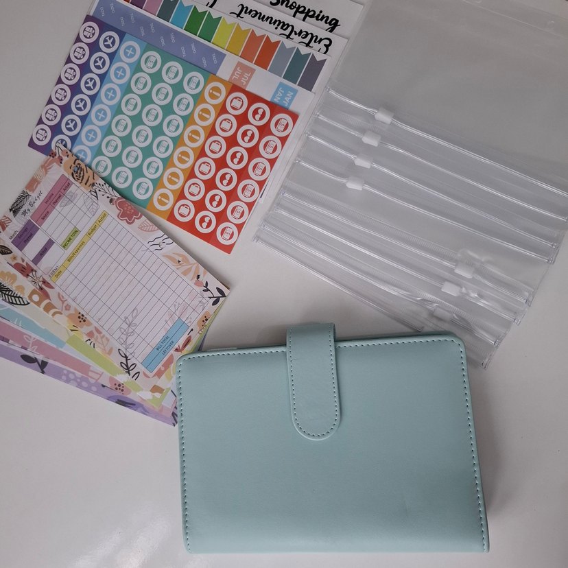 Pastel Açık Mavi Planlayıcı Seti - Görsel 3