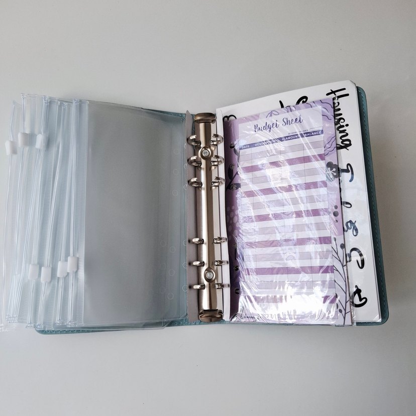 Açık Mavi Bütçe Planlayıcı Cüzdan - Görsel 5