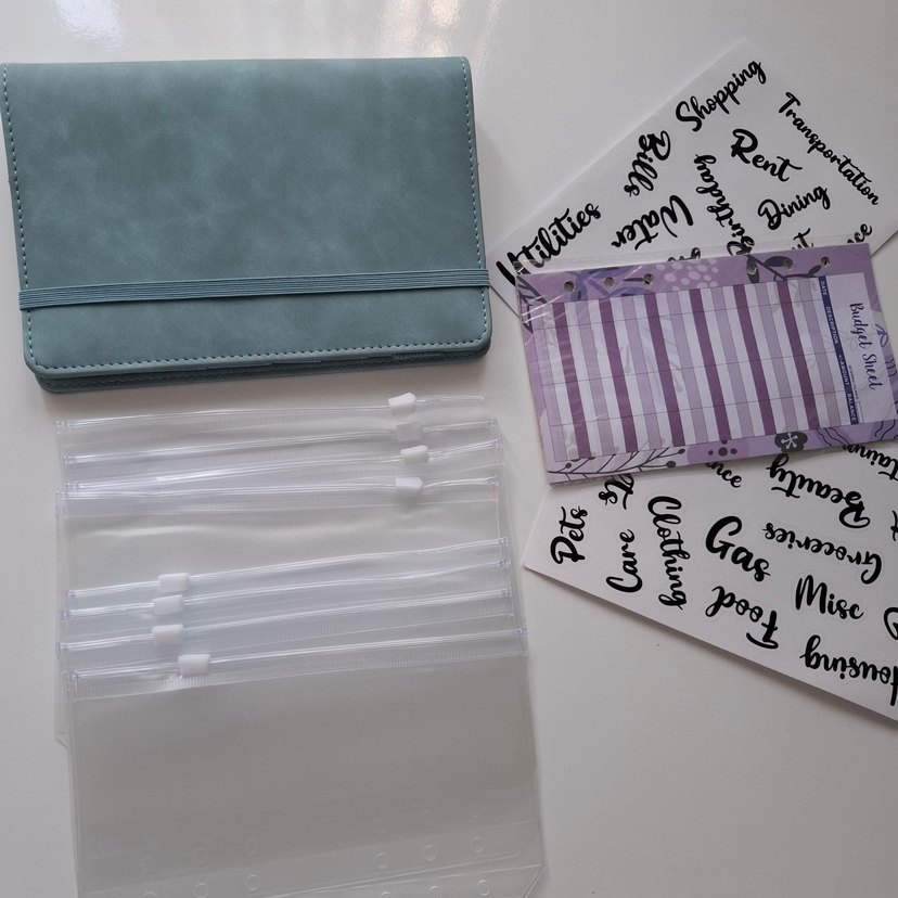 Açık Mavi Bütçe Planlayıcı Cüzdan - Görsel 4