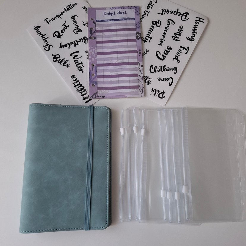 Açık Mavi Bütçe Planlayıcı Cüzdan - Görsel 3