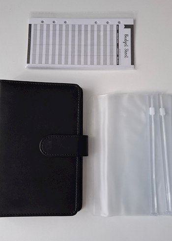 Siyah Bütçe Planlayıcı Cüzdan - Görsel 3