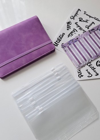 Mor Lastikli  Bütçe Planlayıcı Cüzdanı - Görsel 5