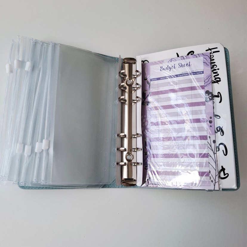 Mor Lastikli  Bütçe Planlayıcı Cüzdanı - Görsel 3