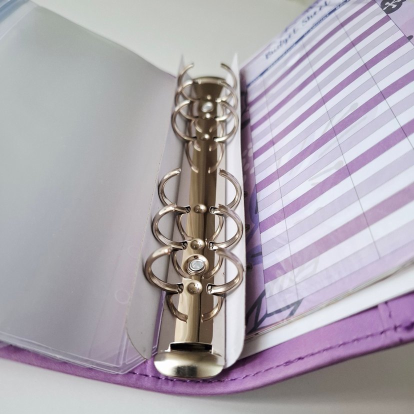 Mor Lastikli  Bütçe Planlayıcı Cüzdanı - Görsel 4