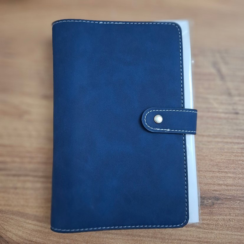 Lacivert Çıtçıtlı Bütçe Planlayıcı Cüzdan - Görsel 2