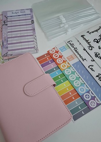 Pembe Bütçe Planlayıcı Birikim Defteri - Görsel 2