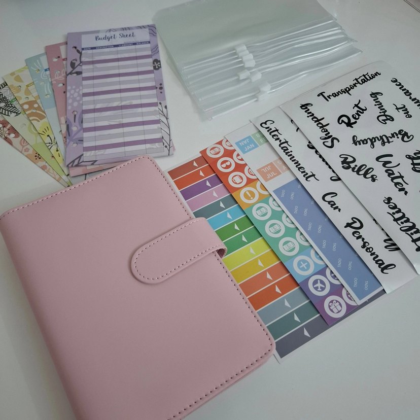 Pembe Bütçe Planlayıcı Birikim Defteri - Görsel 2