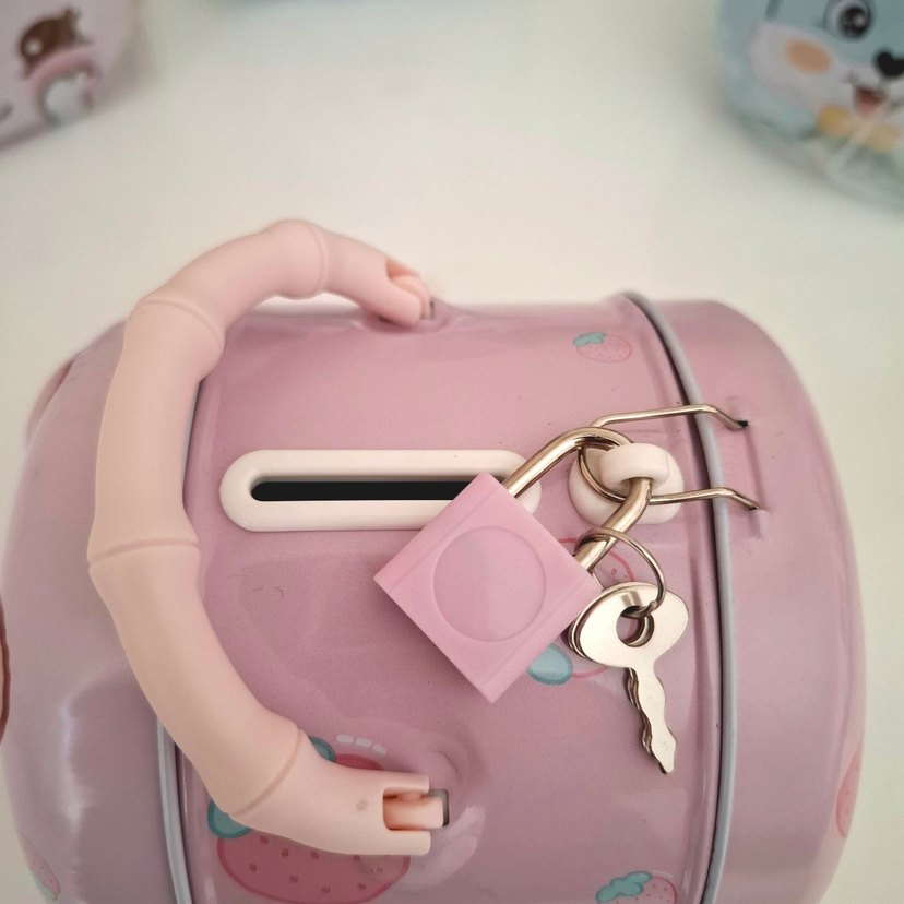 Pembe Kulplu Tavşan Kumbara
Çocuk, Yetişkin İçin KilitliKumbara - Görsel 2