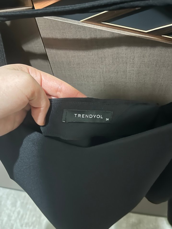 Siyah Drapeli Uzun Kollu Kadın Bluz - Görsel 3