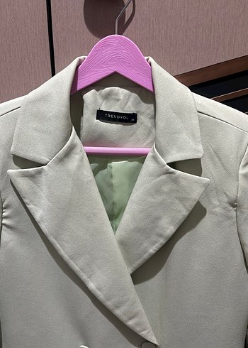 Düğmeli Kadın Blazer Ceket - Görsel 2