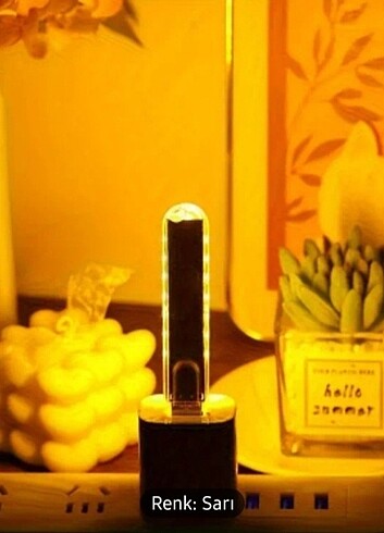 Gece lambası 8 ledli usb taşınabilir  - Görsel 5