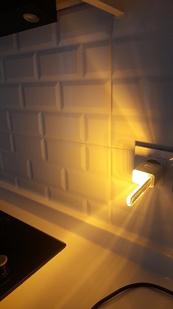 Gece lambası 8 ledli usb taşınabilir  - Görsel 8