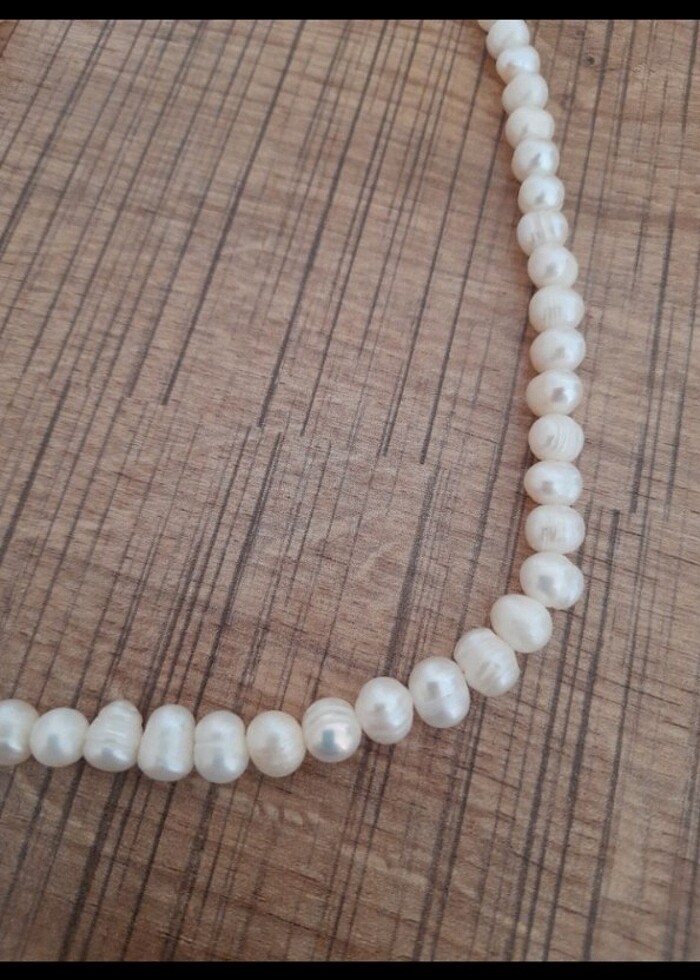 Taş inci kolye - Görsel 2