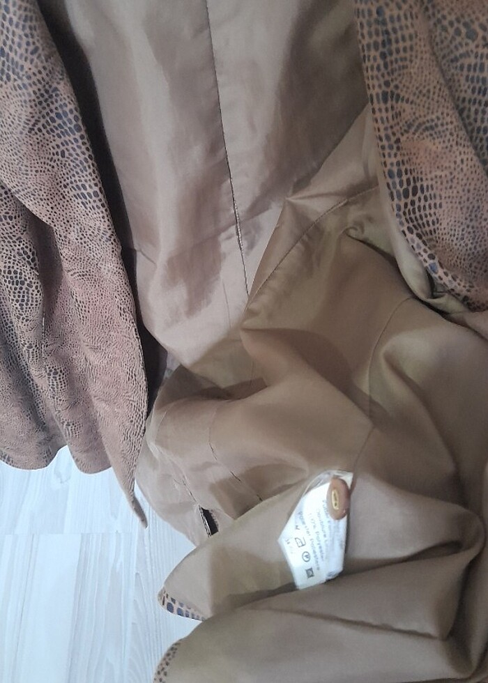 Leopar oversize ceket  - Görsel 3