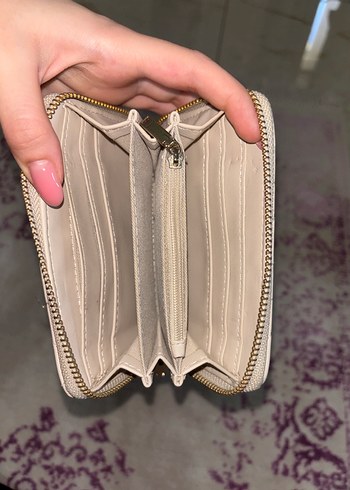 Bej Mango Deri Kadın Cüzdan - Görsel 4