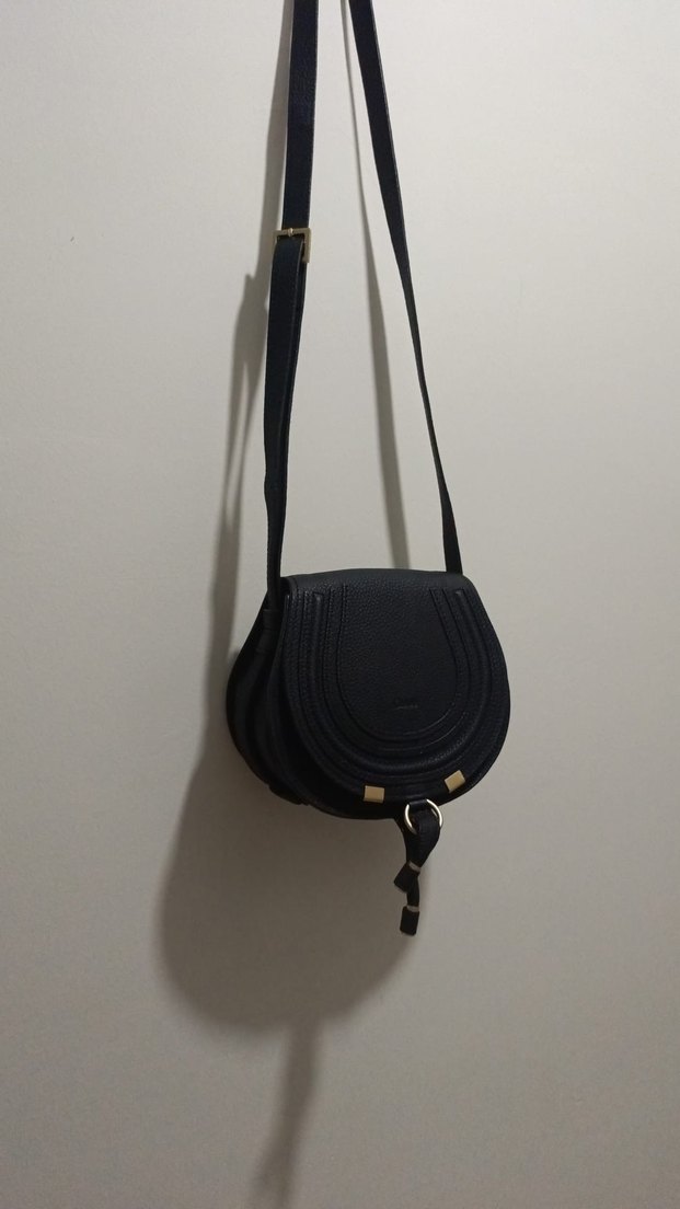 Chloe Siyah Deri Kadın Çanta - Görsel 3