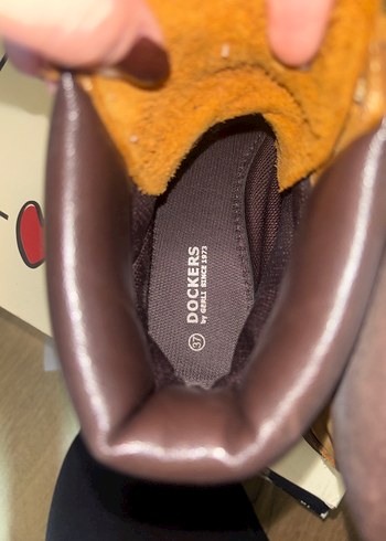 Dockers Kahverengi Süet Bağcıklı Kadın Botu - Görsel 6